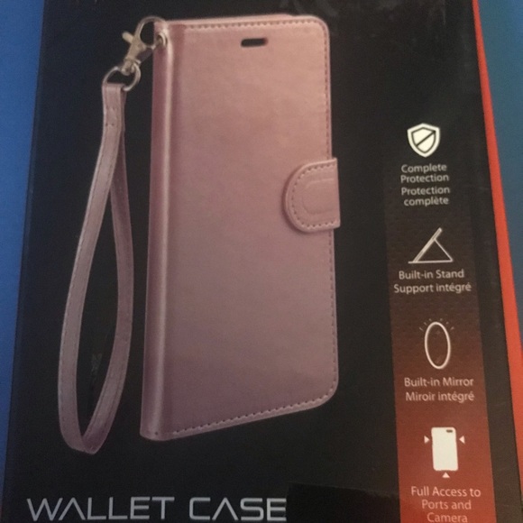 iPhone Wallet Case Pink New - Picture 2 of 4